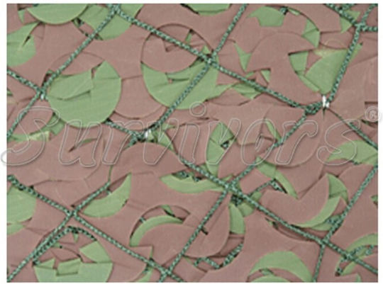 Camosystems Forest Rectangular Plasă de camuflaj Maro 3x6m