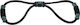 Evolution Fitness Figure 8 Resistance Band Hard with Handles Black