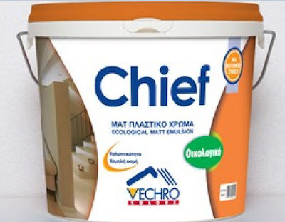 Vechro Chief Eco Plastic Ecological Paint for Interior Use White 15lt