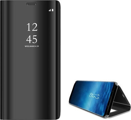 Hurtel Clear View Book Plastic Black (Galaxy S9+)