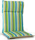 Lianos Garden Chair Cushion with Back Green 114x46cm.