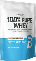 Biotech USA 100% Pure Whey Proteină din Zer Fără gluten cu Aromă de Fursecuri și cremă 1kg