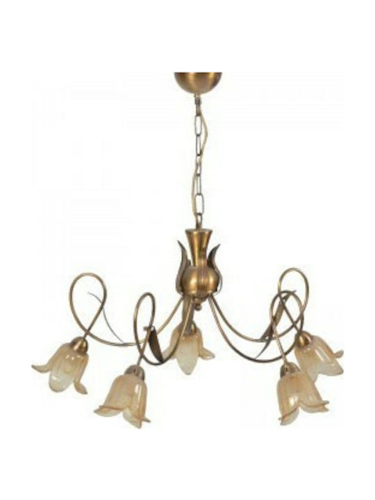 Homeplus Rialto Bronze Pendant Light Single-Light Bronze