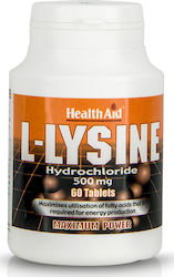 Health Aid L-Lysine 500mg 60 tabs Unflavoured