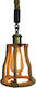 GloboStar Pendant Light Suspension with Rope for Socket E27 Brown