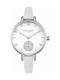 Daisy Dixon Alice Watch with White Leather Strap