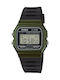 Casio Collection Ψηφιακό Ανδρικό Ρολόι 38mm Μπαταρίας με Μαύρο Καουτσούκ Λουράκι