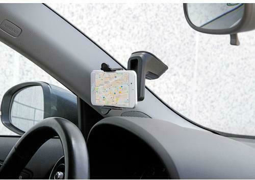 Lampa Snap Elevator Auto Handyhalterung mit verstellbaren Haken Silber