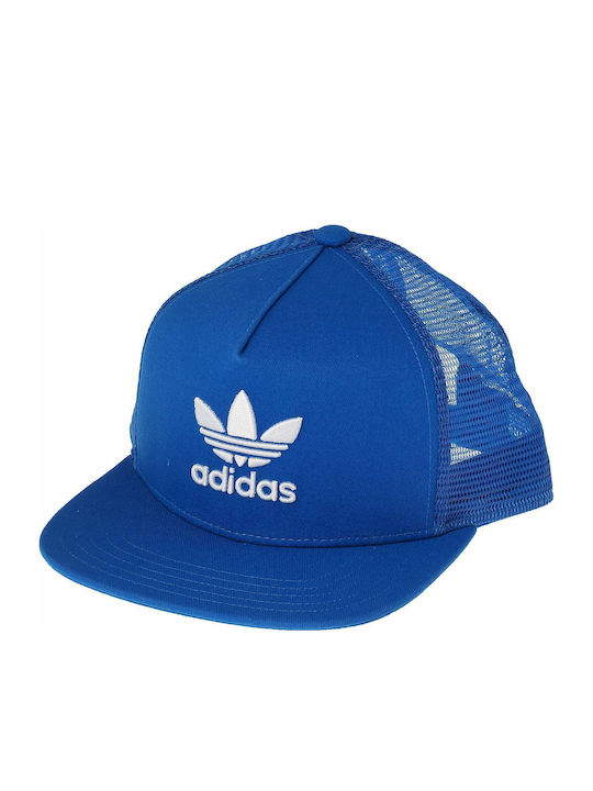 adidas Trefoil Men's Snapback Trucker Cap Blue
