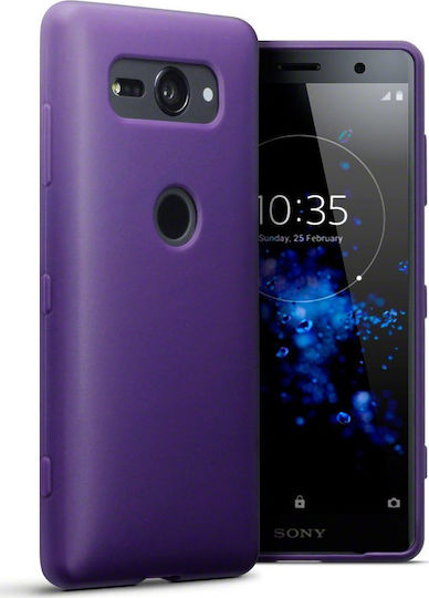 Terrapin TPU Gel Задна корица Силикон Лилав (Xperia XZ2 Compact)
