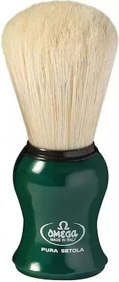 Omega 10065 Perie de bărbierit Verde cu perie Mistreț