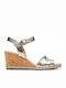 Clarks Lafley Aletha Metallic Anatomice Platforme dama Gri