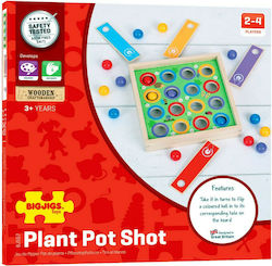 Big Jigs Brettspiel Plant Pot Shot für 2-4 Spieler 3+ Jahre BJ557