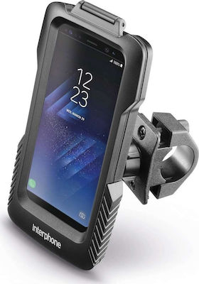 Interphone Pro Case Halterung Telefon Motorrad mit wasserdichtem Etui für Lenkrad Samsung Galaxy S8 / S9