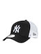 New Era New York Yankees Jockey mit Netz Schwarz