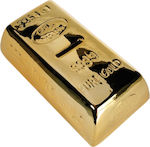 Ράβδος Χρυσού Money Box Ceramic Gold 16.5x8.5x5cm