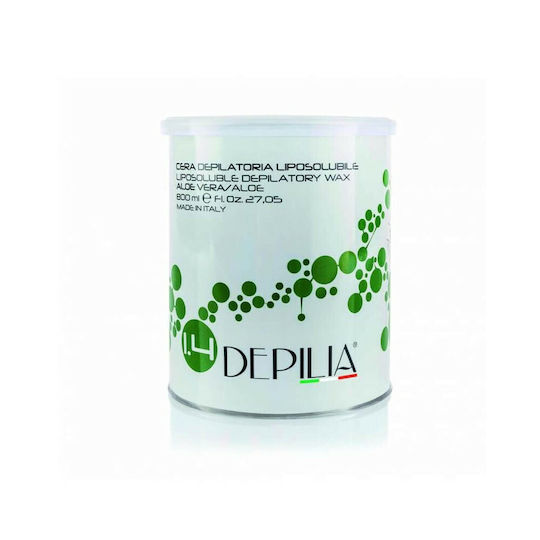 Depilia Κερί Αποτρίχωσης σε Δοχείο για Πρόσωπο & Σώμα Aloe Vera 800ml
