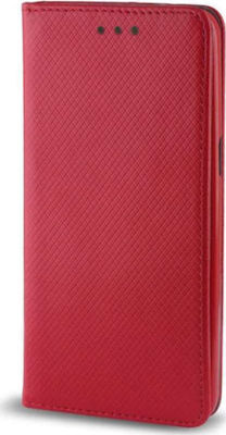 Smart Magnet Synthetic Leather Book Red (Galaxy S9+)