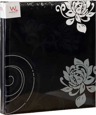 Walther Album for 400 Photos Photos of Size 10x15cm Black with Rice Paper