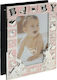 Inart Kinderalbum Baby 36 Seiten für 10 Fotos Abmessungen 13x18cm 18x24cm