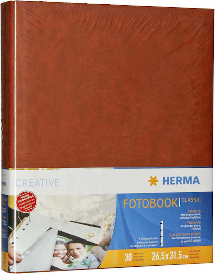 Herma Album Foto 60 Pagini Pentru 240 Fotografii Maro 7557 Herma Album Foto 60 Pagini Pentru 240 Fotografii Maro 7557