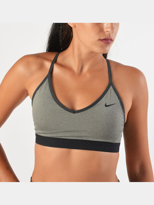 Nike Indy Women's Sports Bra without Padding Gray