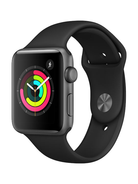 Tech-Protect Smoothband Λουράκι Σιλικόνης Μαύρο (Apple Watch 42/44/45mm)