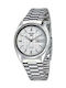 Seiko 5 Automatic Herrenuhr 37mm Automatisch mit Silber Metallarmband