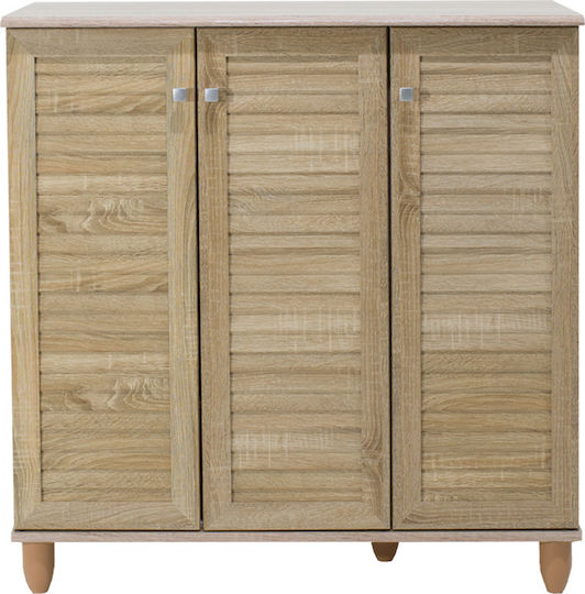 Pakketo Ξύλινη Santo Mit 4 Regalen Sonoma 89,5x34,5x91,5cm