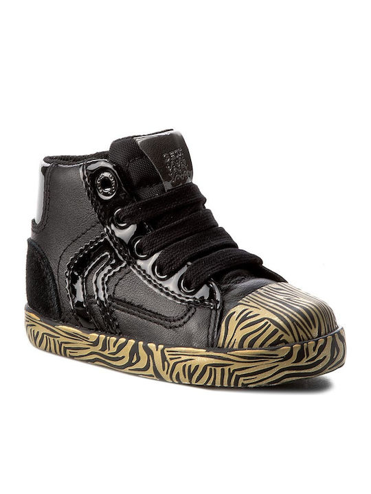 Geox Kids Sneakers High Anatomic Black