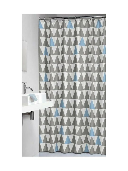 Sealskin Nordic Κουρτίνα Μπάνιου Υφασμάτινη 180x200 cm Light Blue