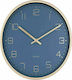 Karlsson Elegance Blue Wall Clock Metallic Blue Ø30cm