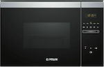 Pitsos Built-in Microwave Oven with Grill 25lt Inox