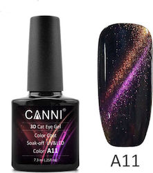 Canni 3D Ημιμόνιμο Βερνίκι Νυχιών A11 Cat Eye 7...
