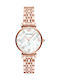 Emporio Armani Watch with Pink Gold Metal Bracelet