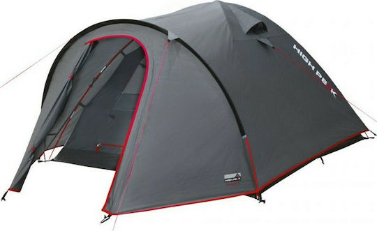 High Peak Nevada 4 Camping Tent Igloo Gray with Double Cloth 4 Seasons for 4 People Waterproof 3000mm 290x240x130cm