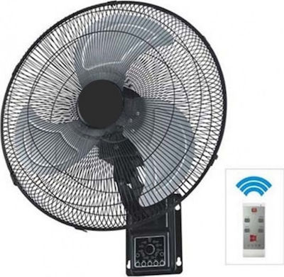 Mistral Plus FAW-18R Industrieller Ventilator Wandhalterung 90W mit einem Durchmesser von 45cm mit Fernbedienung