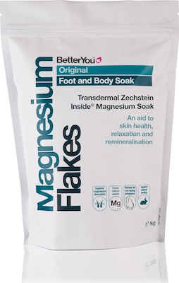 BetterYou Epsom Bath Salt with Flakes for Footbath 1000gr