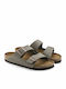 Birkenstock Arizona Birkibuc Men's Sandals Stone Narrow Fit 0151213