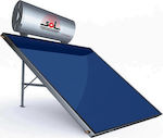 SOL-Violaris EnergyPro Ηλιακός Θερμοσίφωνας 160 λίτρων Glass Διπλής Ενέργειας με 2τ.μ. Οριζόντιο Συλλέκτη Χαμηλού Ύψους