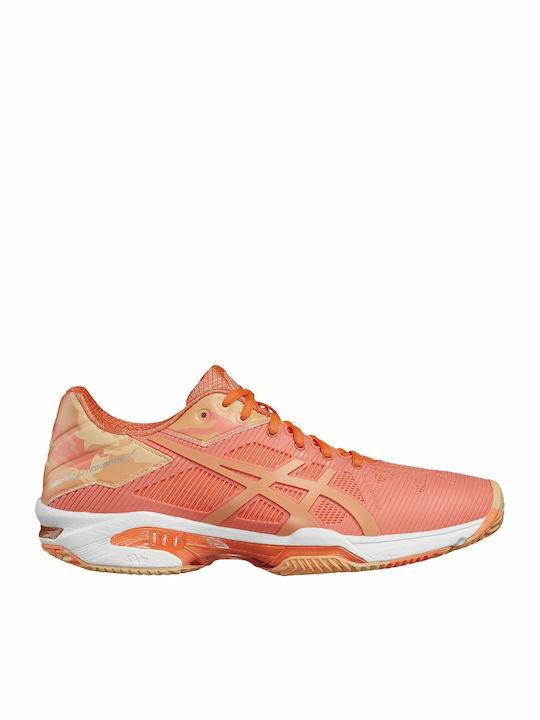 ASICS Gel-Solution Speed 3 L.E Γυναικεία Παπούτσια Τένις για Χωμάτινα Γήπεδα Πορτοκαλί