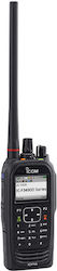 Icom IC-F4400DT Безжичен Трансивър UHF/VHF 5W с Цветен Екран В Черен Цвят