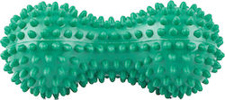 inSPORTline Peany Foot Roller Μπάλα Μασάζ Διπλή Πράσινη 15cm