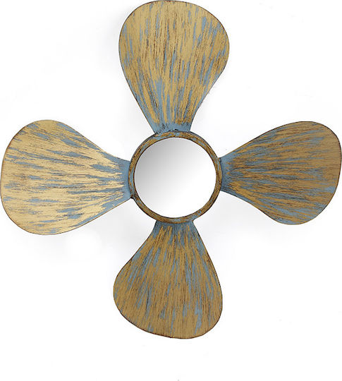 Zaros FB174 20691 Καθρέπτης Χρυσός Διαμέτρου 50.5cm