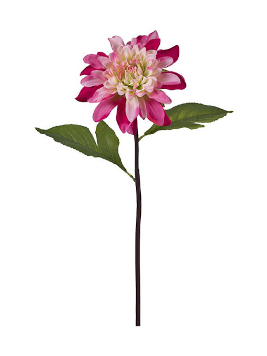 Zaros Artificial Decorative Branch Dahlia Fuchsia 48cm 1pcs