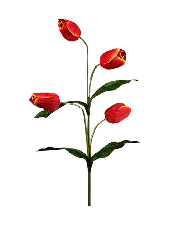 Artificial Decorative Branch Tulip Orange 1pcs