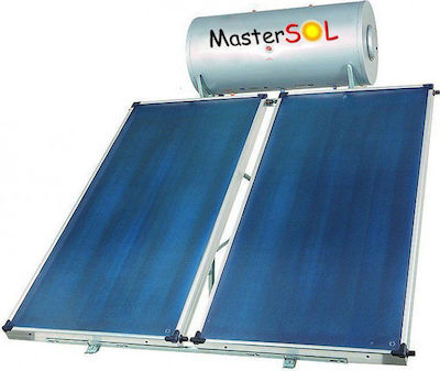 MasterSOL Eco Ηλιακός Θερμοσίφωνας 300 λίτρων Glass Τριπλής Ενέργειας με 5τ.μ. Συλλέκτη