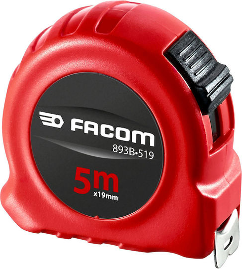 Facom Banda de măsurat cu resetare automată 19mm x 5m