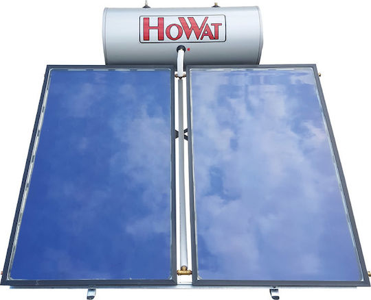 Howat Max 160 Liter Glass Tank Solar Water Heater with Triple Heating Sources and 3m² Solar Collector