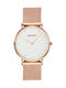 Gregio Bondy Watch with Pink Gold Metal Bracelet